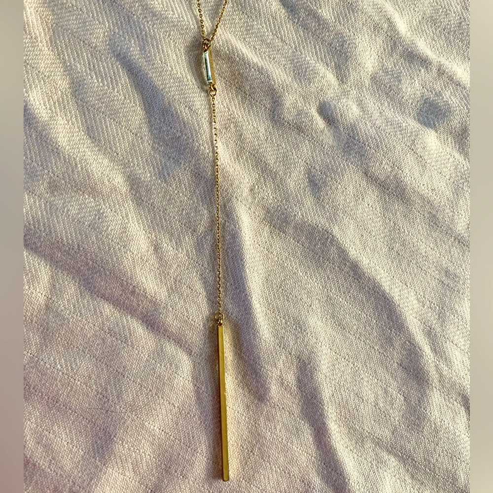 Gold Bar Necklace